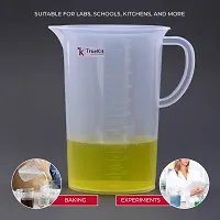 TRUEKIT Transparent Plastic Measuring Jug with Graduation Marks 2000ml-thumb2