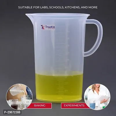 TRUEKIT Transparent Plastic Measuring Jug with Graduation Marks 2000ml-thumb3