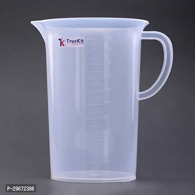 TRUEKIT Transparent Plastic Measuring Jug with Graduation Marks 2000ml-thumb5