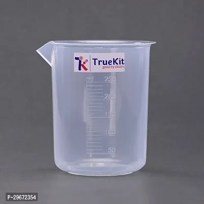 TRUEKIT Transparent Plastic Measuring Beaker with Graduation Marks Pack of 5 50ml 100ml 250ml 500ml 1000ml-thumb4