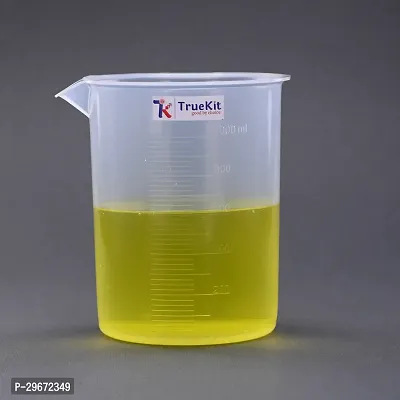 TRUEKIT Transparent Plastic Measuring Beaker with Graduation Marks 1000ml