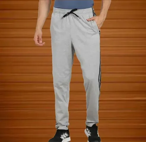 Comfortable Polycotton Regular Track Pants for Men