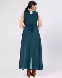 Latest Beautiful Crepe Front Slit Kurta for Women-thumb1