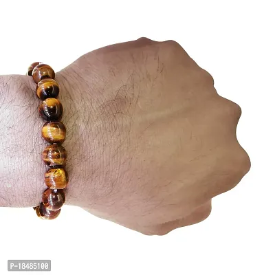 CEYLONMINE- Original  Good quality Stone Tiger Eye beads bracelet Good for astrology-thumb2