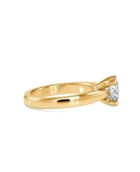 CEYLONMINE- American Diamond Gold Plated Finger Ring | Sylish Diamond (Zircon) Ring  For Unisex-thumb3