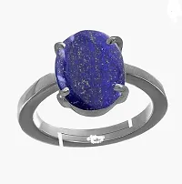 Lapis Lazuli Ring, Blue Gemstone Ring, Solid Sterling Silver Ring, Handmade Statement Ring, Lapis Lazuli Jewelry, Unique Design Ring-thumb1