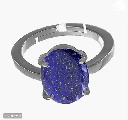 Lapis Lazuli Ring, Blue Gemstone Ring, Solid Sterling Silver Ring, Handmade Statement Ring, Lapis Lazuli Jewelry, Unique Design Ring-thumb3