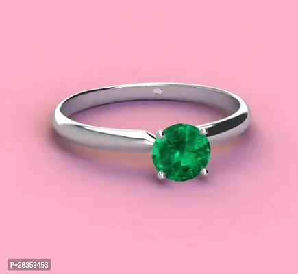 Emerald Ring/Emerald Gemstone Ring/Panna Ring In Copper (Panchdhatu) Silver Plating Ring Handmade Ring For Men  And Women