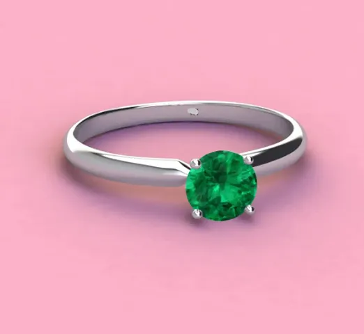 Emerald Ring/Emerald Gemstone Ring/Panna Ring In (Panchdhatu) Plating Ring Handmade Ring For Men And Women