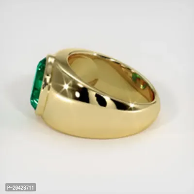 Eternal Emerald Elegance Gemstone: Real Emerald Panna Stone Ring Ceylonmine Gemstone/Real Natular Stones-thumb3