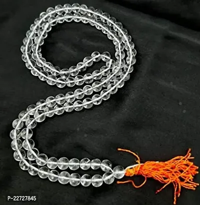 Sphatik Puja Beads Mala 100% Original Genuine Crystal Crystal Chain-thumb0
