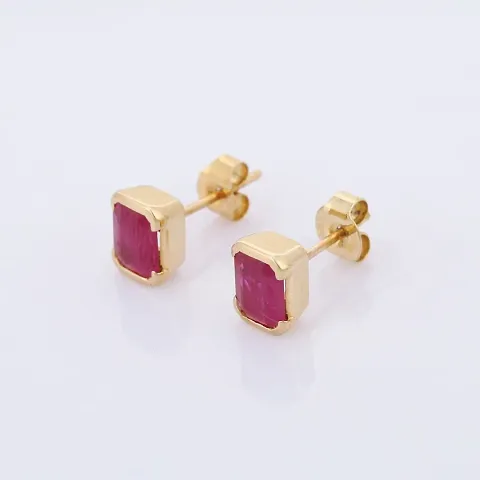 Stone Diamond Stud Earring for Girls And Women Diamond Brass Stud Earring.