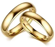 Couple Challa ring Natural Gold Plated Challa Ring's Easy to wear and Fashionable for men  women Stone Gold Plated Ring-thumb1