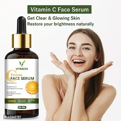 VITRACOS Vitamin C serum natural ingredients with the essential vitamins and Hyaluronic Acid