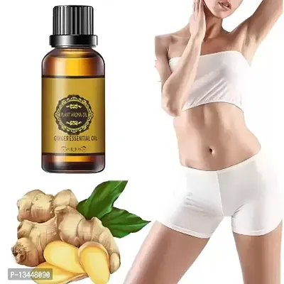 Ginger Essential Oil | Ginger Oil Fat Loss | Ginger Oil, For Belly Drainage Ginger Massage Oils For Belly, Fat Reduction For Weight Loss, Fat Burner Oil For Men And Women