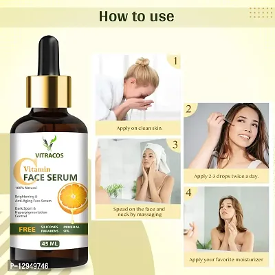 VITRACOS Vitamin C serum natural ingredients with the essential vitamins and Hyaluronic Acid-thumb3