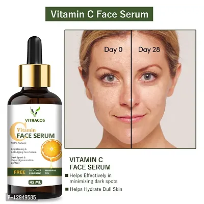 VITRACOS Vitamin C serum natural ingredients with the essential vitamins and Hyaluronic Acid