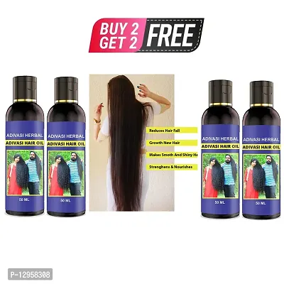 ADIVASI MAHASHRI HARBAL AYURVEDIC PRODUCTS ADIVASI MAHASHRI NEELAMBARI HERBAL PURE HAIR OIL Hair Oil  (50 ml)BUY 2 GET 2 FREE