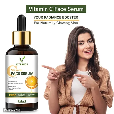 VITRACOS Vitamin C serum natural ingredients with the essential vitamins and Hyaluronic Acid