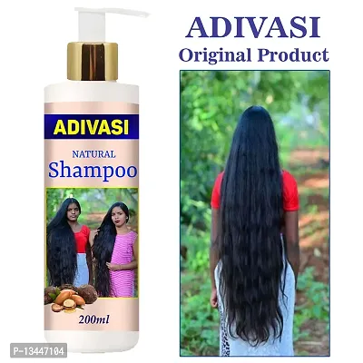 Adivasi Herbal Premium Quality Hair Shampoo For Hair Regrowth Hair Shampoo(200 Ml)-thumb0