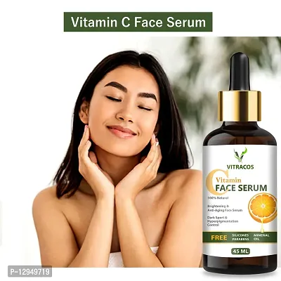 VITRACOS Vitamin C serum natural ingredients with the essential vitamins and Hyaluronic Acid