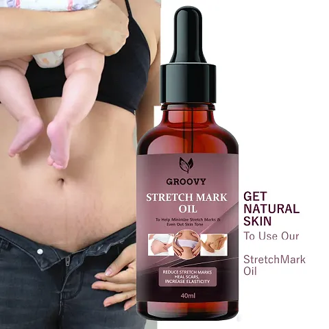 Ayurvedic Body Massage Bio Oil For Stretch Marks, Oil For Scar Removal, Aging Wrinkled Skin 40 Ml)