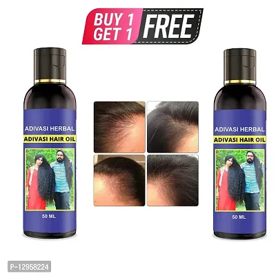Adivasi Herbal Premium quality hair oil for hair Regrowt Hair Oil  (50 ml) BUY 1 GET 1 FREE