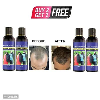 Adivasi neelambari Premium quality hair medicine oil for hair Regrowth - hair fall control - 50 ml Hair Oil  (50 ml) BUY 2 GET 2 FREE-thumb0