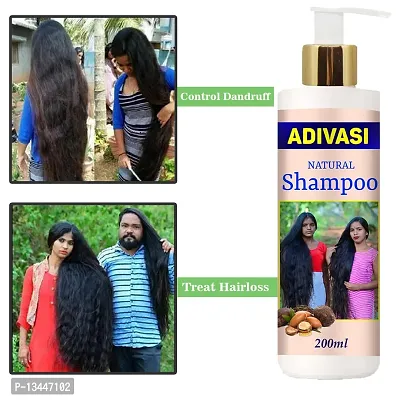 Adivasi Neelambari Premium Quality Of Hair Medicine For Hair Growth Anti Dandruff Prevent Hair Fall Shampoo (200 Ml)-thumb0