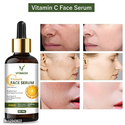 VITRACOS Vitamin C serum natural ingredients with the essential vitamins and Hyaluronic Acid