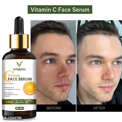 VITRACOS Vitamin C serum natural ingredients with the essential vitamins and Hyaluronic Acid