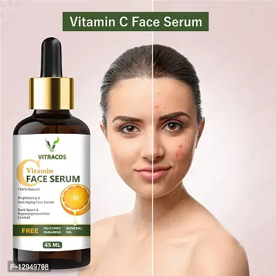 VITRACOS Vitamin C serum natural ingredients with the essential vitamins and Hyaluronic Acid