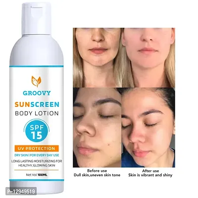 Sun Protection and Anti-Aging  Sunscreen Body Lotion 100ml with Retinol