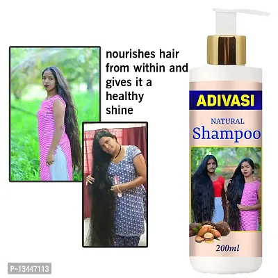 Adivasi Neelambari Ayurvedic Herbal Hair Growth (200 Ml) Shampoo (200 Ml)-thumb0