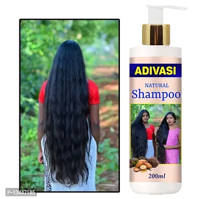 Adivasi Bhringraj For Regrowth And Long Hair Shampoo (200 Ml)-thumb0