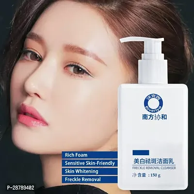 Whitening freckle removal Cleanser - Plant Compound brightening Facial Cleanser Glowing and Radiant skin Face Wash.  (150 ml)-thumb0