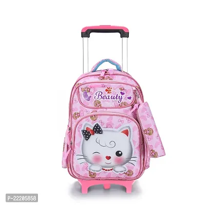 Tinytot 26 Litre, Stylish  Trendy Water Resistant Hi Storage School Collage Travel Backpack Bag for Girls  Women, With Trolly, 18 Inch-thumb0
