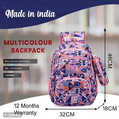 Tinytot 26 Litre, Stylish  Trendy Water Resistant Hi Storage School Collage Travel, Laptop Backpack Bag with Pencil Pouch, for Girls  Women, 18 Inch-thumb3
