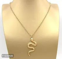 Elegant Alloy Snake Python Necklace For Women-thumb1