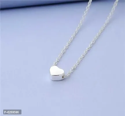 Elegant Alloy Small Heart Necklace For Girls And Women