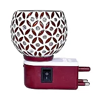 CARTBURG Kapoor Dani - Multipurpose Electric Night lamp Incense Kapoor Burner With Light, Many Safety Features, Aroma Oil Burner Aroma Diffuser For Loban, Agarbatti in Home, Office, Temple (Night lamp Kapoordani)-thumb1