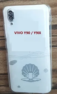 Transparent Crystal Clear Soft Silicone And Premium Transparent Hybrid Soft Slim Dust Proof Back Case Cover For Vivo Y90I / Vivo Y90 / Vivo Y90S-thumb1