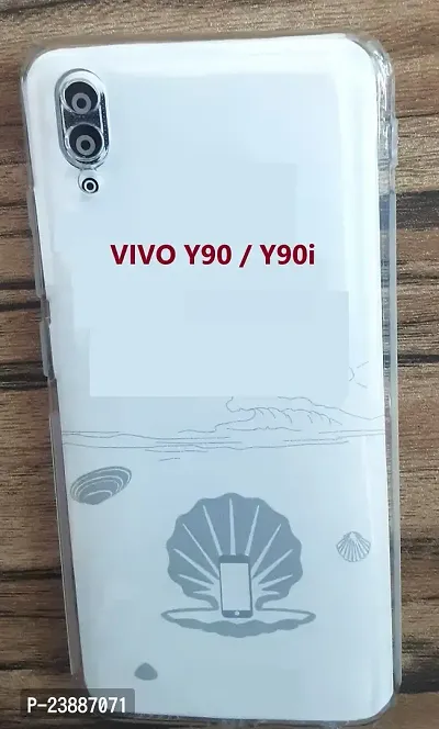 Transparent Crystal Clear Soft Silicone And Premium Transparent Hybrid Soft Slim Dust Proof Back Case Cover For Vivo Y90I / Vivo Y90 / Vivo Y90S-thumb2