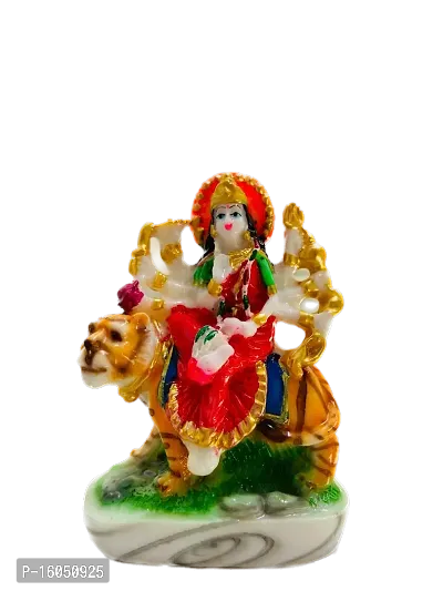 WaveKrafts Religious Figurine Maa Durga Murti for Home and Office Pooja Ghar Decoration