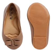 Elegant Beige Synthetic Leather Bellies For Women-thumb4