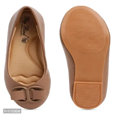 Elegant Beige Synthetic Leather Bellies For Women-thumb5