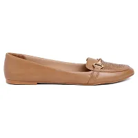 Elegant Beige Synthetic Leather Bellies For Women-thumb3