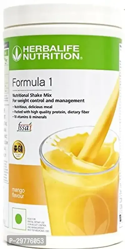 HERBALIFE Weight Loss Combo With Shake mate Vanilla And Formula 1 Shake Mix Orange Flavor For Weight Loss Combo (1000 GM)-thumb0