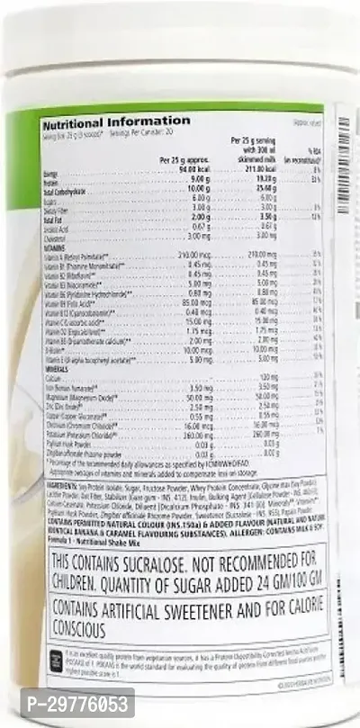 HERBALIFE Weight Loss Combo With Shake mate Vanilla And Formula 1 Shake Mix Orange Flavor For Weight Loss Combo (1000 GM)-thumb2