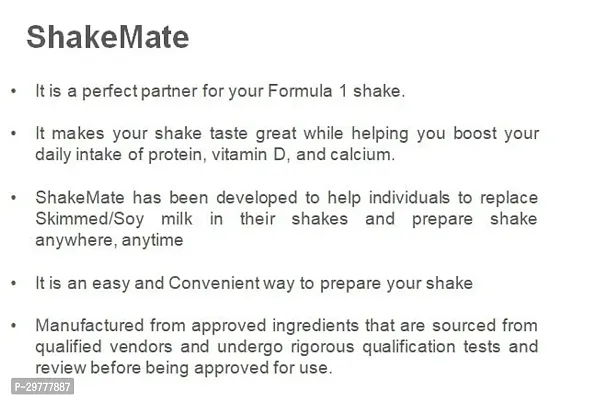 HERBALIFE Shakemate Milk based protein blend powder-500g-2 Pack Plant-Based Protein (1000 g, VANILLA)-thumb3